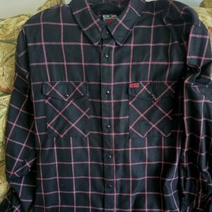 DIXXON 'The Gridlock' Men's Flannel 4X Long Sleeved Shirt
